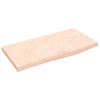 Wall Shelf 60x30x2 cm Untreated Solid Wood Oak