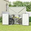 Large Garden Lockable Storage Bike Tool Sheds Box Outdoor Garbage Bin Shed XL