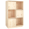 Gecheer Highboard 74x35x117 Solid Wood Pine F0J4
