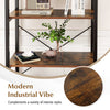 5-Tier Bookshelf Home Office Freestanding Display Rack-Coffee