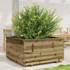 Iiaky Garden Planter 90x90x49.5 Impregnated Wood Pine,Wooden Garden V1Q7