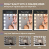 Hollywood Makeup Mirror with RGB Side Light Dimmable Bulbs 58×46cm Large