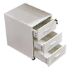 Mobile 3 Drawer Filing Cabinets Printer Stand Pedestal Lockable Office Cabinet
