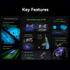 3D Scanner - 3D Printer Accessories 0.01/0.02mm Accuracy 60/20FPS Blue Laser NIR