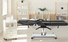 Hydraulic Massage Table Adjustable Beauty Salon Recliner Bed Chair White Base