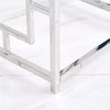 Set of 3 Glass Nesting Coffee Tables Stacking End Side Tables for Living Room