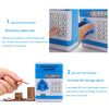 Piggy Bank Safe Money Box Bank Electronic Password Lock ATM Cash Coin Kids Gift