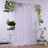 7/10ft Silk White Backdrop Drapes Party Wedding Ceremony Curtain Home Decoration