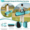 Golf Club Carry Bag w/ Rain Hood & Umbrella Holder for Women & Men-Blue
