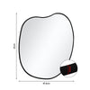 Framed Arched Mirror Wall Mounted Vanity Makeup Bedroom Glass Dressing Mirror
