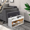 3 Tier Shoe Rack Cushion Seat Bench Hallway Shoe Storage Organiser Holder Stand