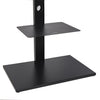 Adjustable 32-65" Floor TV Stand Bracket With Shelf Tilt -15°~ +15° for Hisense