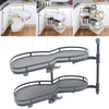 Pull out Blind Corner Basket Twin Shelves Holder Rack Soft Close Cabinet Kitchen