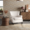 Den Lounge Wingback Accent Armchair Classic Nailhead Trim Club Side Chair Comfy