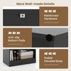 3-Tier Adjustable Bookcase Bookshelf Modern Display Cabinet Storage Organizer