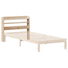 Headboard with Shelves 100 Solid Wood Pine I2U8