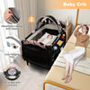 4 in 1 Baby Crib Bassinet Bed Infant Changing Table Portable Nursery Play Center