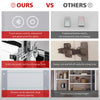 LED Bathroom Mirror Cabinet With Bluetooth Shaver Socket Large Storage 1050x650