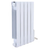 Electric Wall Mounted Oil Filled Radiator Home Space Heater Thermostatic Timer