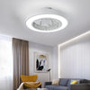LED Ceiling Fan with Lighting LED Light Adjustable Wind Speed Remote Decor