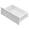 LED Light 3 Drawers Bedside Table High Gloss Cabinet Side End Table Living Room
