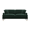Dark Green Velvet 4 Seater Sofa - Payton SOF200
