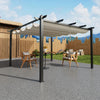 Garden Pergola Awning Gazebo Outdoor Canopy Furniture 13FT Barbecue Shelter