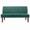 122cm 2 Seater Fabric Sofa Bed Convertible Settee Click Clack Sleeper Sofa Bed