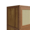 Wooden Bedroom Bedside Cabinet Furniture 2 Shelves Storage Nightstand Side Table