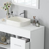 Under Sink Cabinet Bathroom Basin Unit Cupboard Storage Furniture & Shelf White