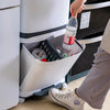 Kitchen Rubbish Waste Bin Recycling Dual Multi Compartment Pedal Dustbins Wheels