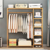 Wooden Clothes Rail Garment Rack Hanging T-Shirt Coat Stand Storage Shelves Home