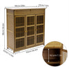 Farmhouse Shoe Storage Cabinet with Drawer & Doors 4-Tier Shoe Rack for Entryway