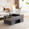 Lift Top Coffee Table With Storage Tea Table With 3 Drawers and Lift Up Tabletop