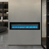 Electric 60" Wall Mounted LED Fireplace 9 Flame Colors Wall Stove Fire Freestand