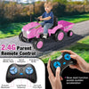 12V Kids Ride On Tractor 2-in-1 Toddlers Electric Toy Car with Remote Control