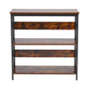 3-Tier Console Table X-Design Hallway Storage Cabinet Sofa Side Table W/ Shelves