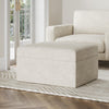 Dusk Soho Ivory Boucle Ottoman Storage Pouffe RRP £199