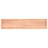Camerina Wall Shelf Brown 180x40x4 Treated Solid Wood Oak,Wall Shelf, B6B3