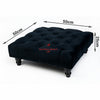 Square Coffee Table Chesterfield Upholstered Footstool Pouffe Foot Stool Seat