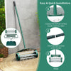Garden Patio Rolling Lawn Aerator Roller Spike Soil Aeration Rotary Tine Roller