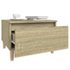Side Tables 2 pcs Sonoma Oak 50x46x35 cm Engineered WoodNew