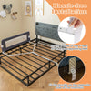 Toddlers 120CM Foldable Bed Rail Kids Bedrail Guard-Grey