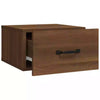 Bedside Cabinets Floating Bedroom Nightstand Drawer Wall Mounted Wood