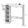 Over The Toilet Storage Cabinet Multifunctional Storage Rack w/Adjustable Shelve