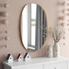 Framed Arched Mirror Wall Mounted Vanity Makeup Bedroom Glass Dressing Mirror