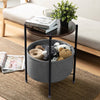 Vintage Bedside Table Coffee Table Nightstand Side End Table Storage Shelf Desk