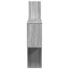 Wall Shelf Grey Sonoma 100x15x70 cm Engineered Wood