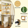 3-Tier Over Toilet Organizer Rack Freestanding Above Toilet Shelf for Bathroom