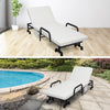 Portable Folding Guest Bed Adjustable Single Sleeper Bed w/ Mattress & Wheels